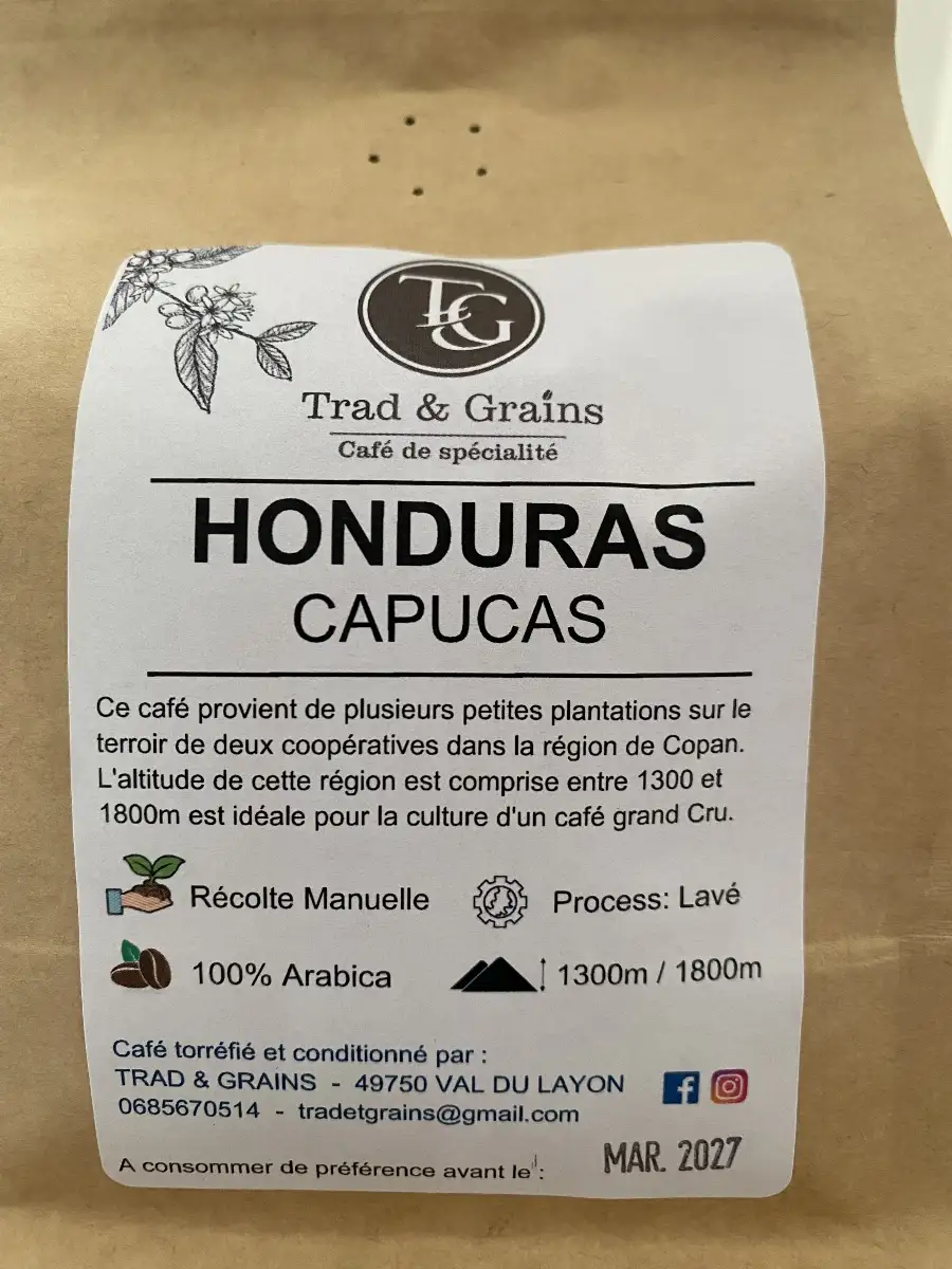 Café Honduras CAPUCAS Grains