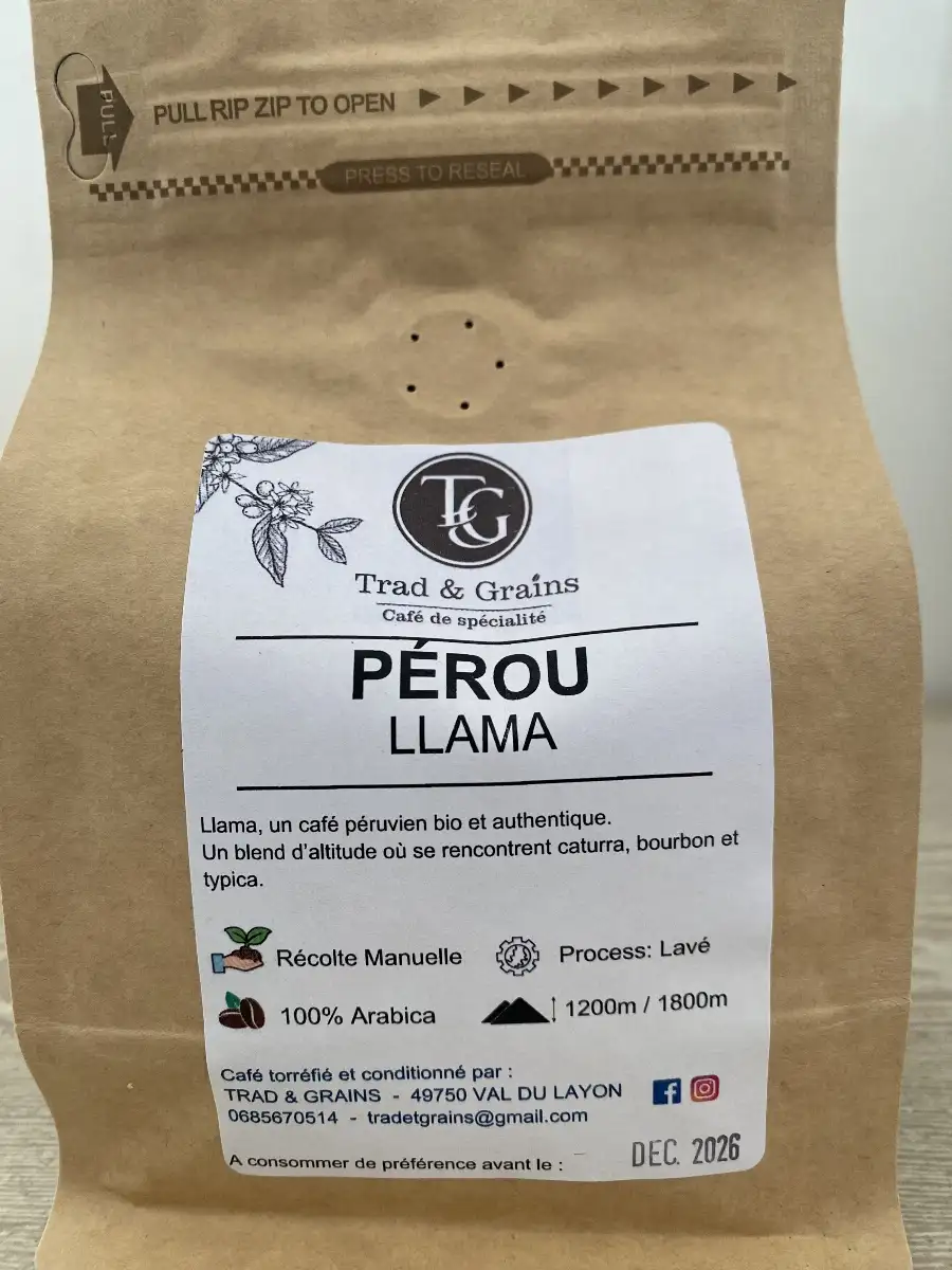 Café Pérou LLAMA 250gr Moulu