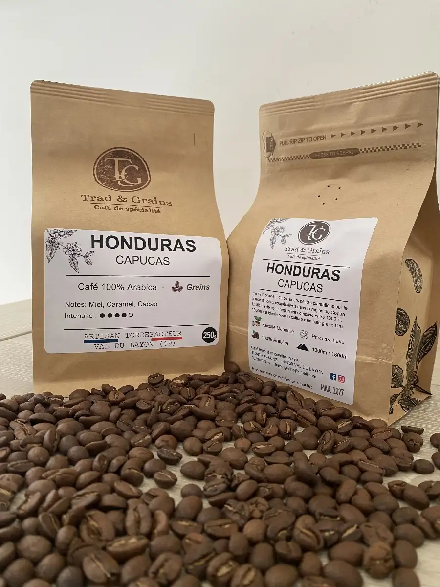 Café Honduras CAPUCAS 250gr Moulu