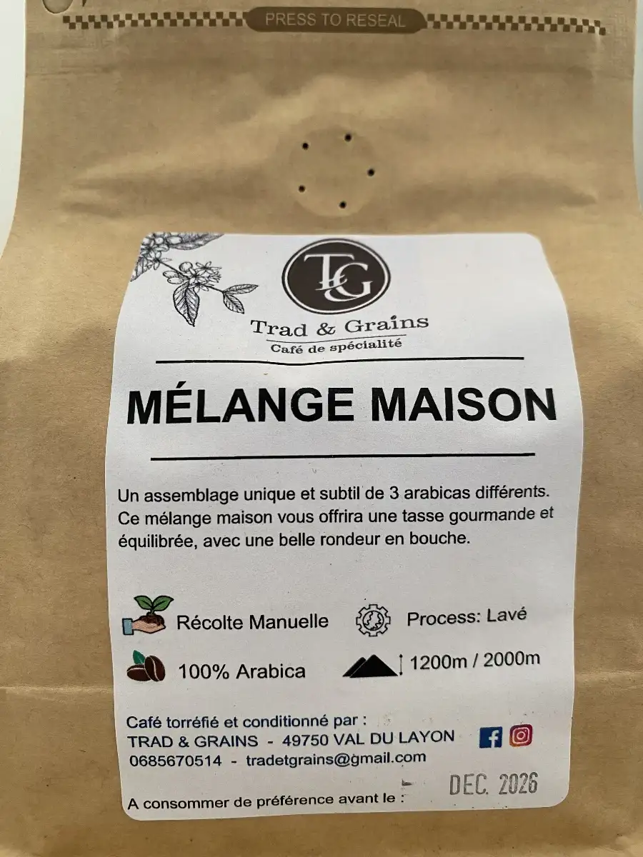 Café Mélange Maison 250gr Moulu