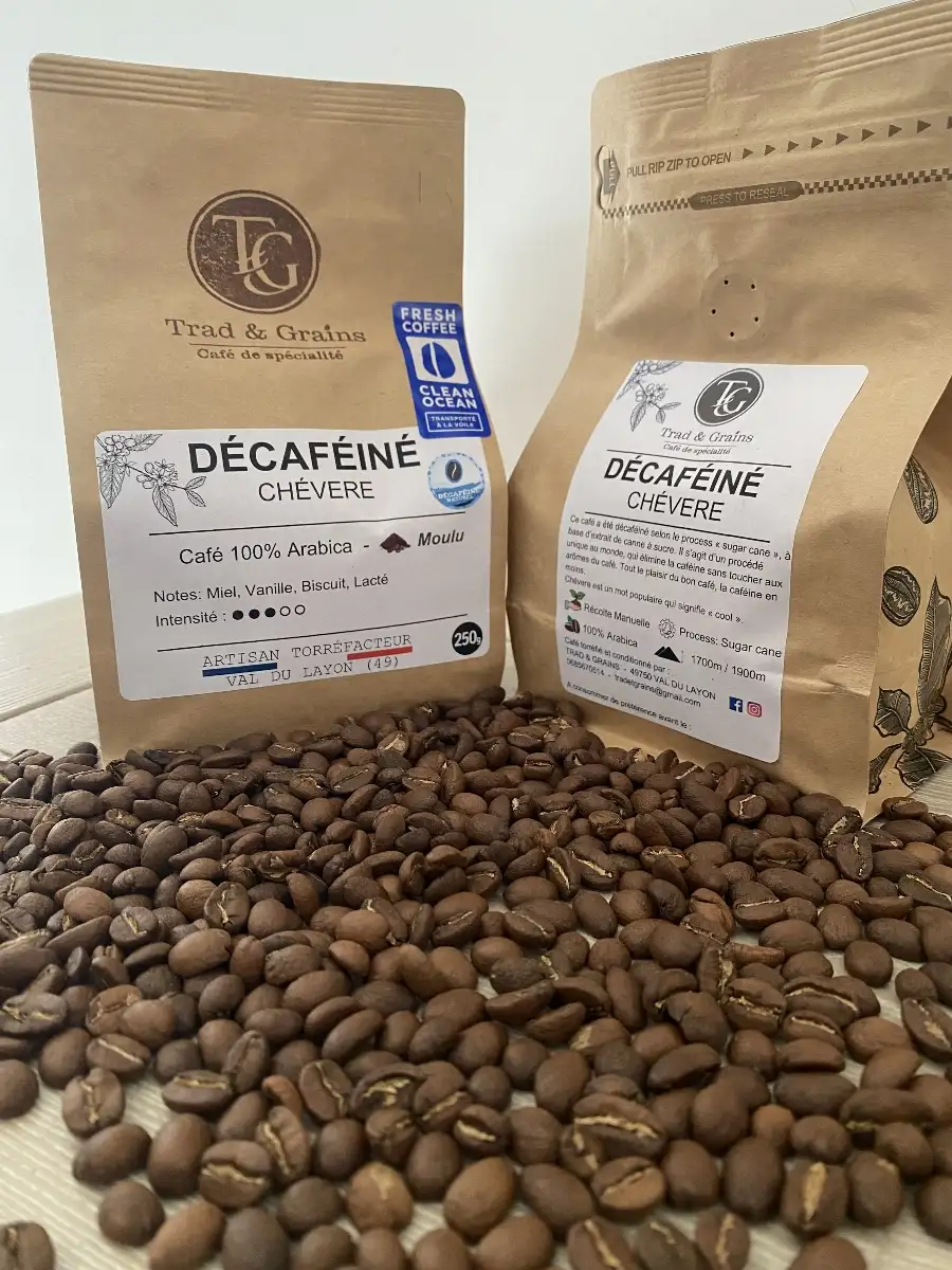 Café Décaféiné CHEVERE Grains
