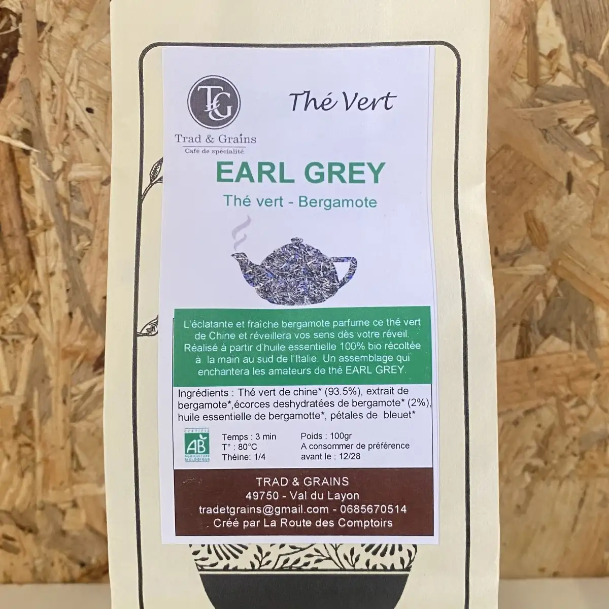 THE VERT EARL GREY 100gr