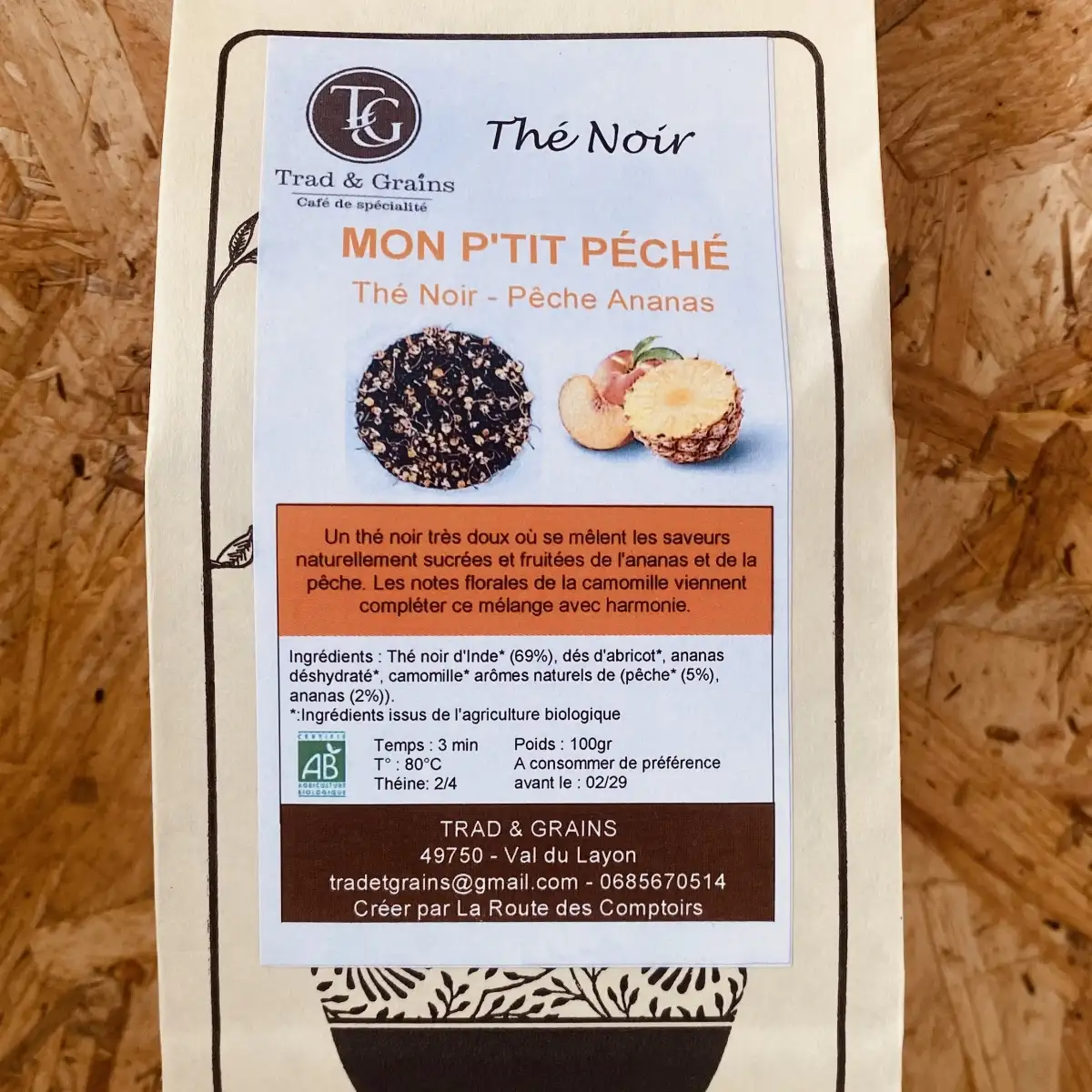 THE NOIR MON P'TIT PÉCHÉ sachet 100gr