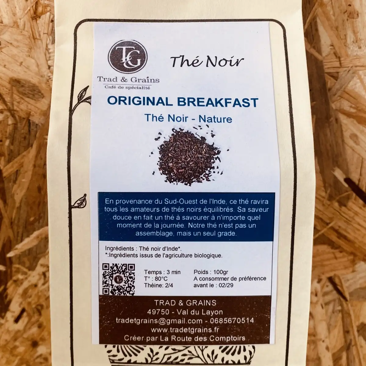 THE NOIR Nature BREAKFAST sachet 100gr